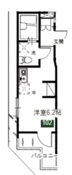 メルディアみのり台の物件間取画像